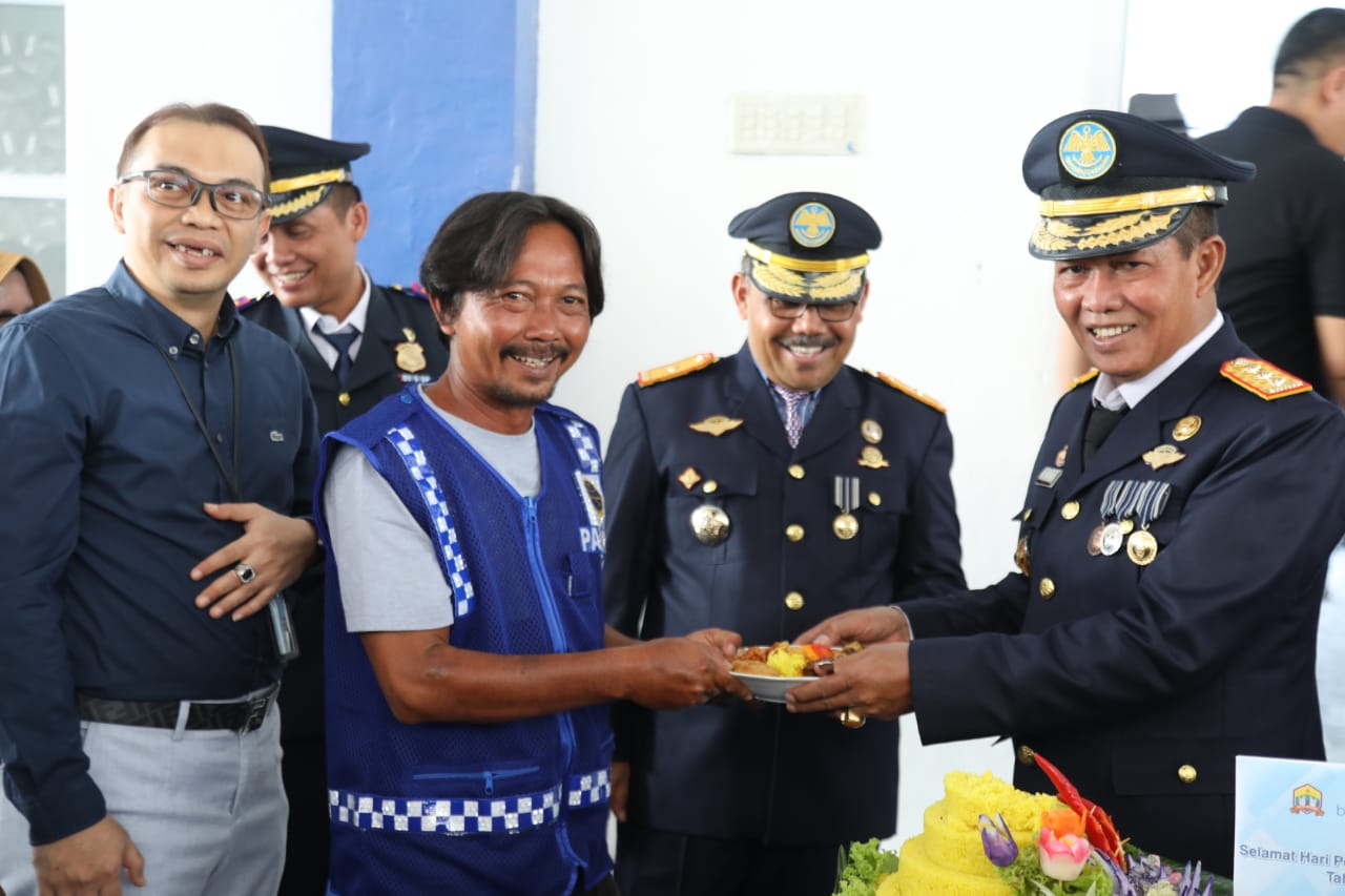 Tingkatkan Keselamatan Berkendara Dishub Kota Serang Gelar Upacara