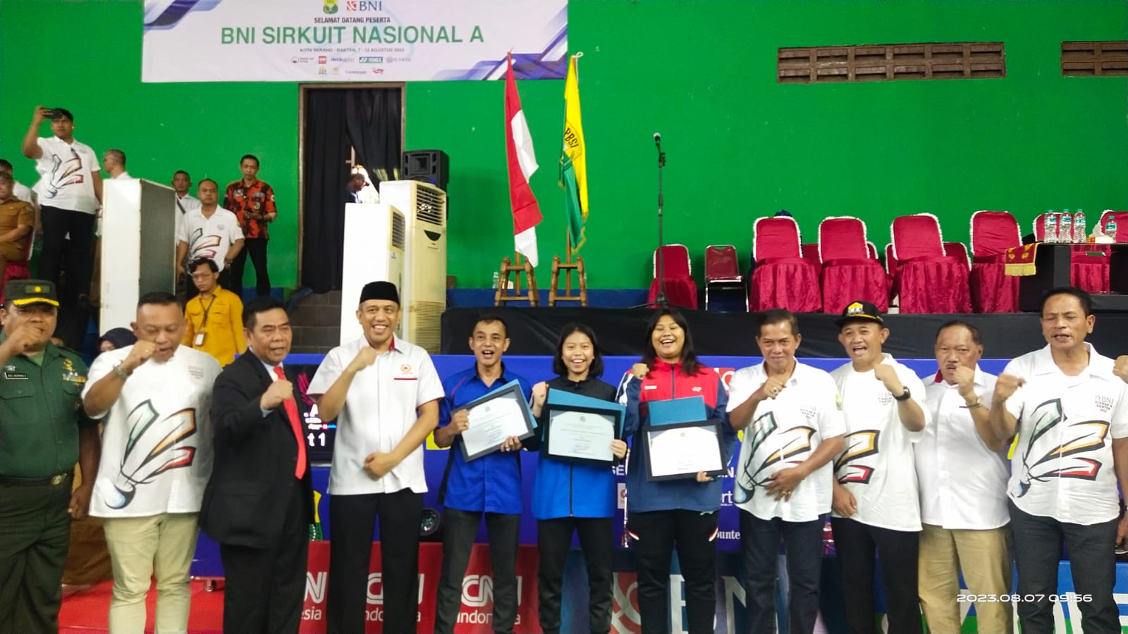 Pembukaan kejuaraan BNI sirkuit Nasional A Banten tahun 2023, di buka langsung oleh Walikota Serang