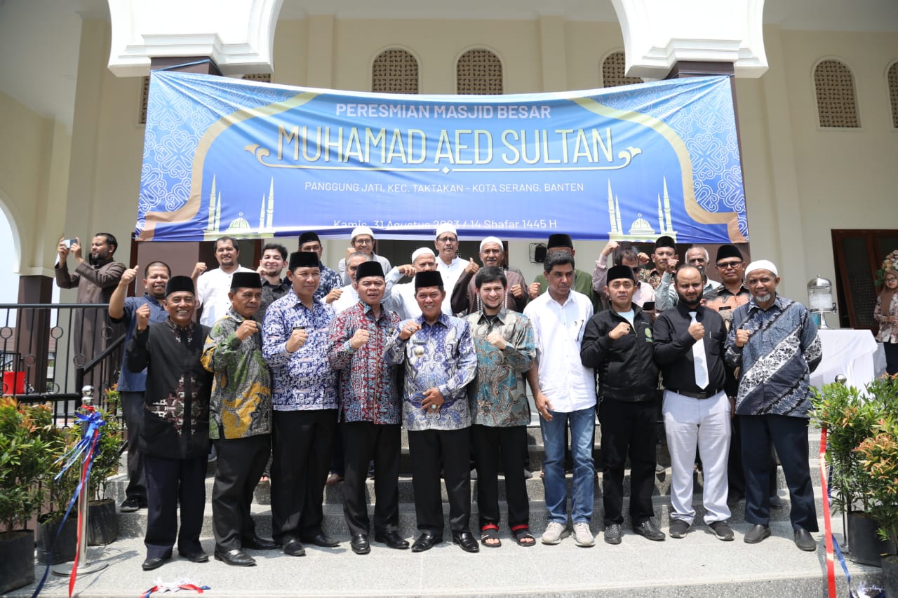 Walikota Serang Resmikan Masjid Muhammad Aed Sultan