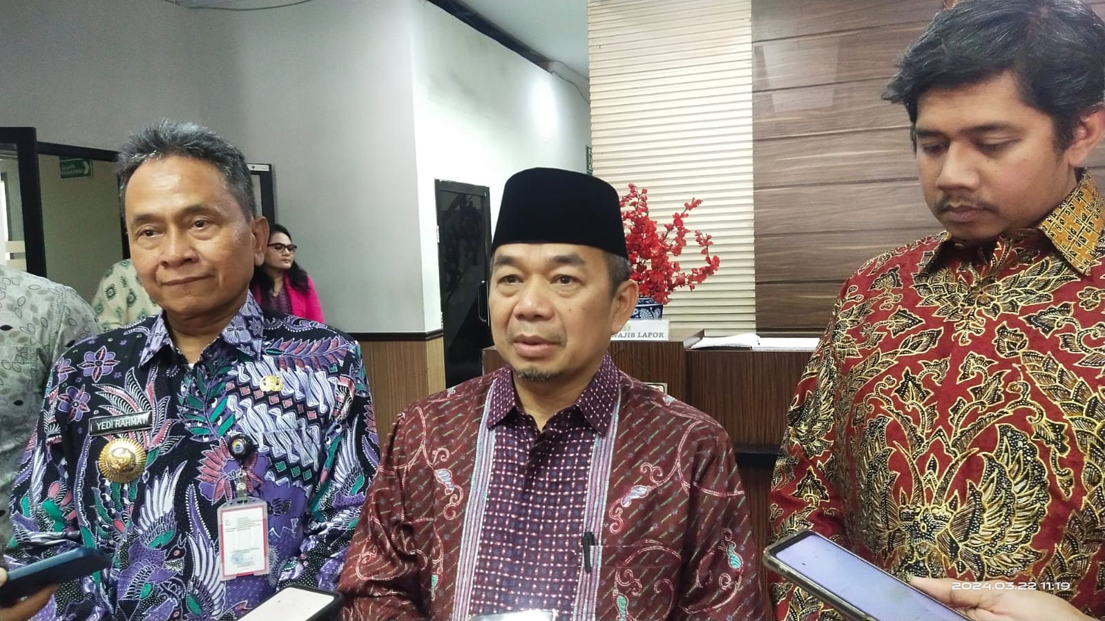 Dalam percepatan pembangunan Smart City di Kota Serang, Pj Wali Kota Serang mohon support nya dari ketua tim dan anggota Komisi I DPR RI