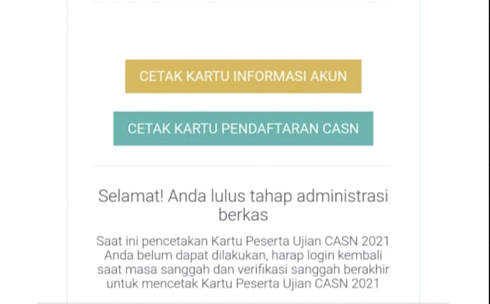 Di Portal Resmi sscn. bkn.go.id 2021 PPPK, Guru, CPNS dan PPPK Non Guru resmi mengumumkan status verifikasi Peserta yang mengikuti Seleksi Calon Pegawai Negeri CPNS di tahun 2021.