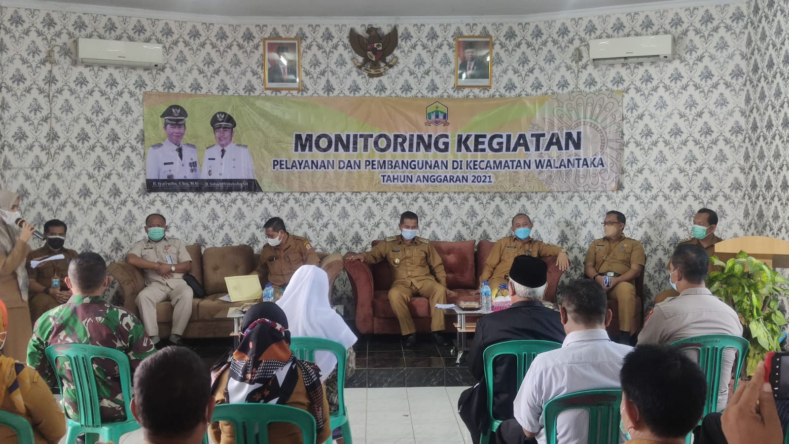 Monitoring evaluasi pembangunan di Kecamatan Walantaka Kota Serang. 