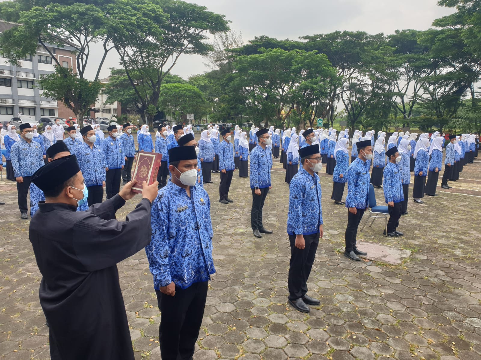 115 CPNS dilantik menjadi PNS Pemerintah Kota Serang.    