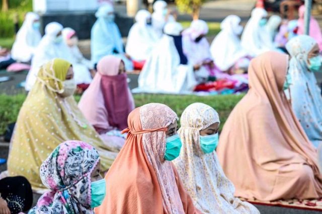 Boleh Laksanakan Salat Idul Fitri Dengan Catatan 10 Dari Kapasitas Masjid 