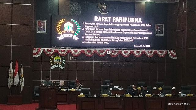 Kepala Bappeda Kota Serang Ina Linawati, berharap: semoga RPJP bisa menjadi pedoman dalam pembangunan daerah kota Serang.