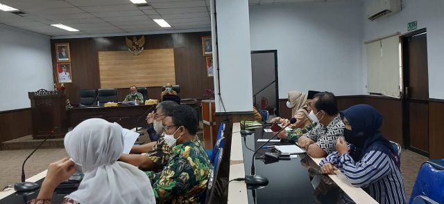 Rapat Koordinasi Optimalisasi Vaksin bagi Lansia di Kota Serang.