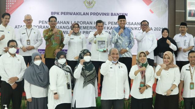 Pemkot Serang Pertahankan Opini WTP dari BPK Pewakilan Banten