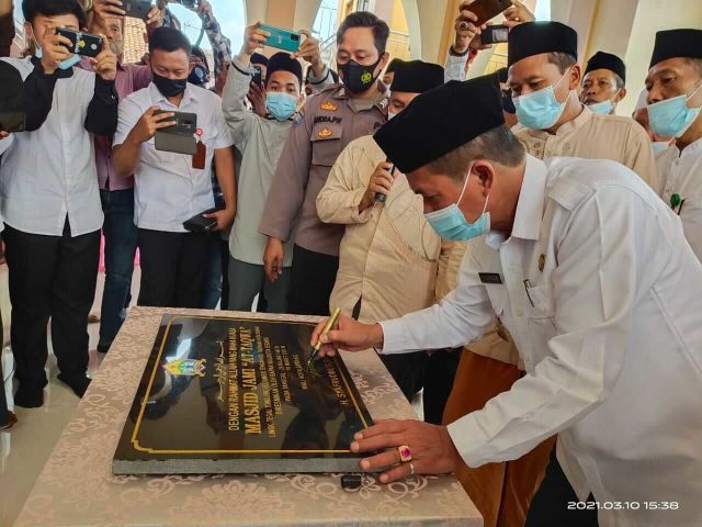 Peresmian Masjid Jami At-Taqwa oleh Walikota Serang