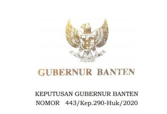 Penetapan Perpanjangan Tahap Empat Pembatasan Sosial Skala Besar di Provinsi Banten