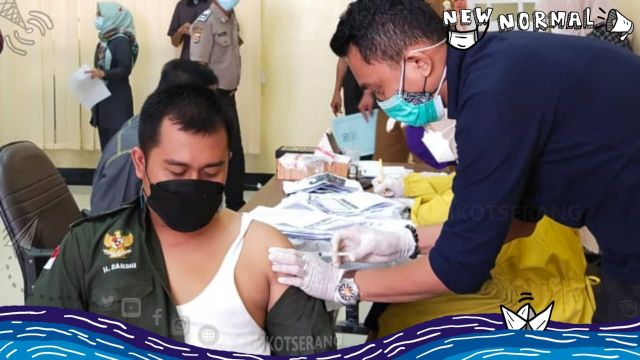 Vaksinasi kedua DPRD dan Staff DPRD Kota Serang