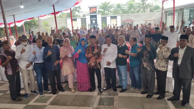 Wali Kota Serang Syafrudin hadir bersilahturahmi dengan Pensiunan Pemerintah.
