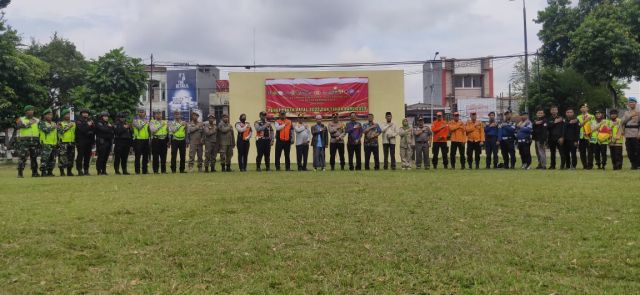 Jelang Nataru 2023, Polresta Kota Serang menyebarkan 500 personil dipenjuru titik lokasi Kota Serang
