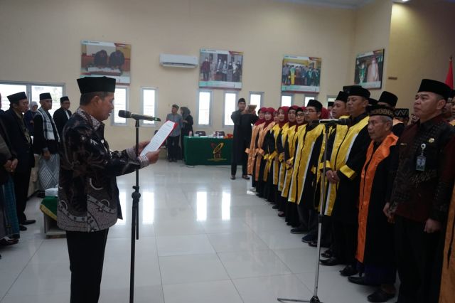 100 dewan Hakim resmi dilantik, dan hadir 384 peserta MTQ XI Se-Kota Serang.