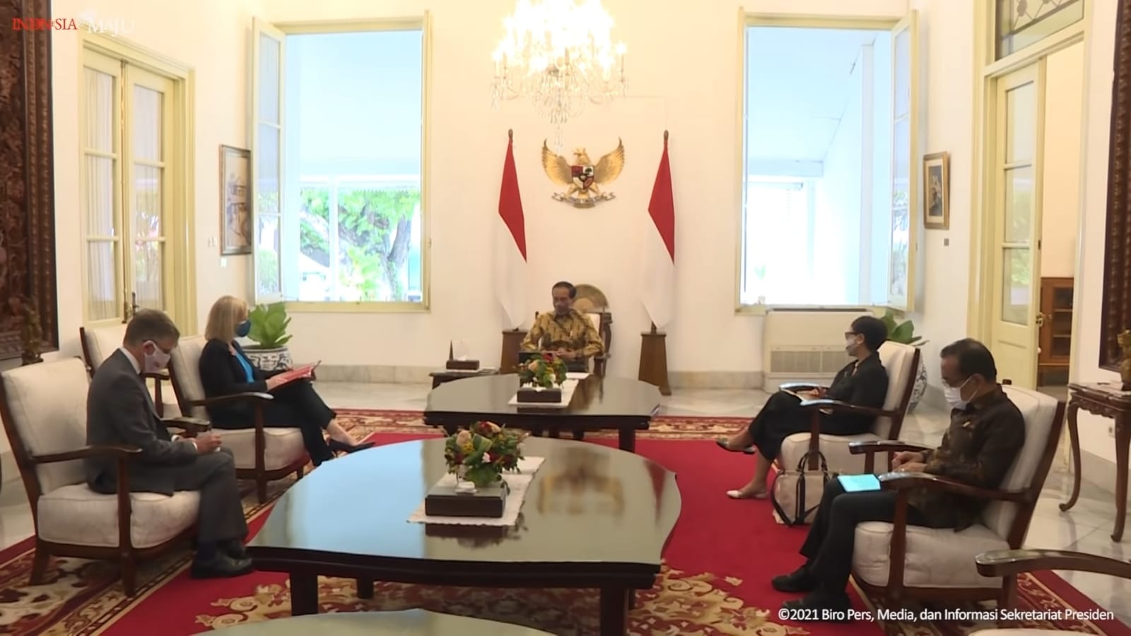 Presiden Jokowi Bahas Tindak Lanjut Kerja Sama Ekonomi Strategis dengan Menlu Inggris.
