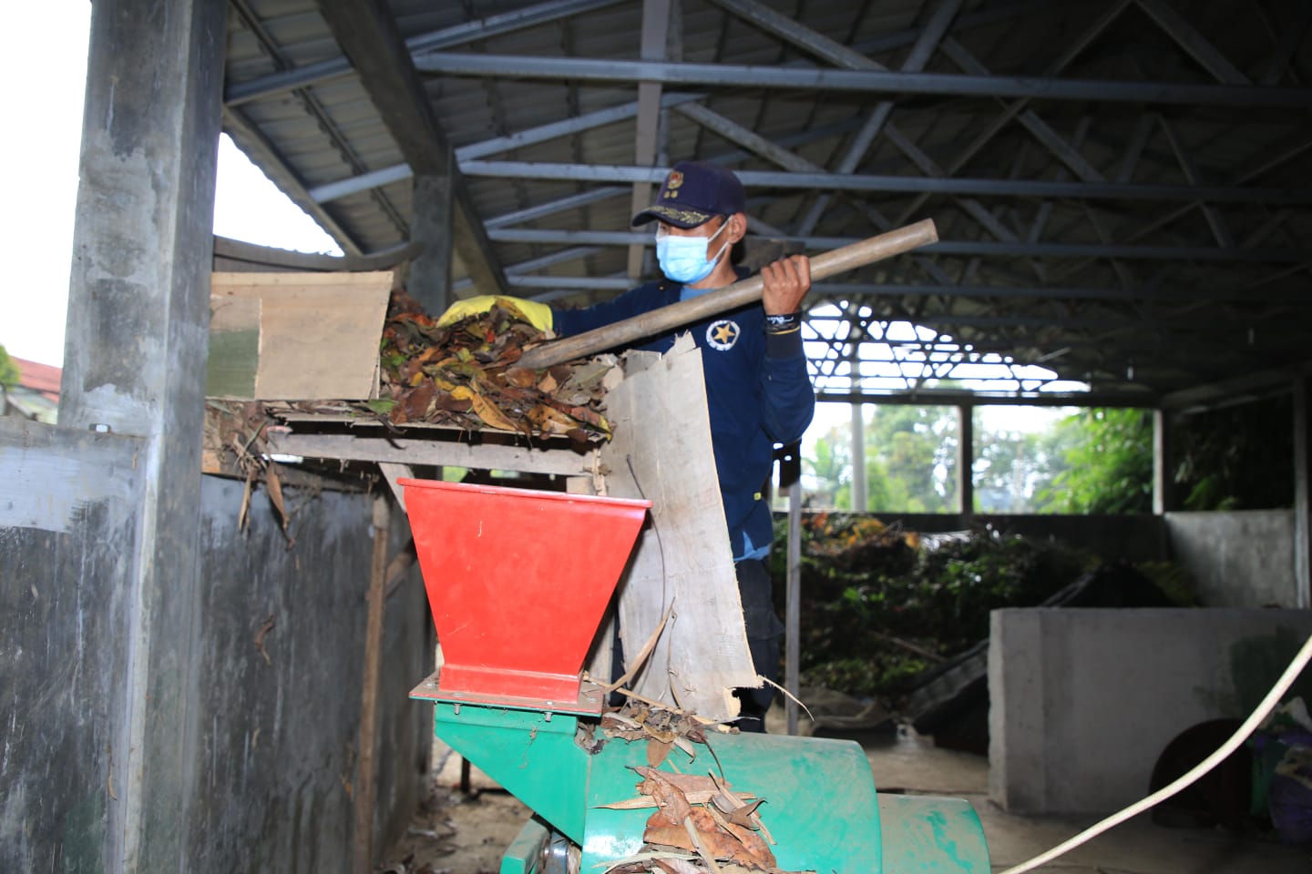 Pengolahan Sampah Organik Istana Kepresidenan Cipanas