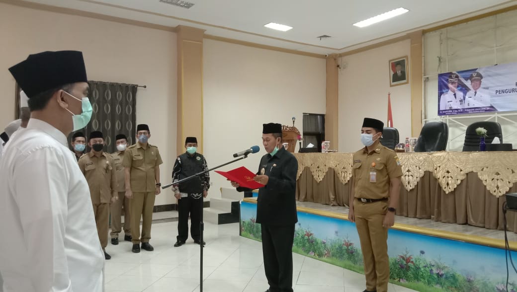 Pengukuhan dan Pembinaan Pengurus Dewan Masjid Indonesia DMI Tingkat Kecamatan Se-Kota Serang Tahun 2021