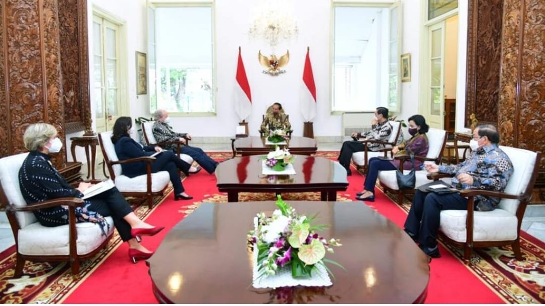 Presiden Jokowi Bertemu Delegasi Bank Dunia di Istana Merdeka