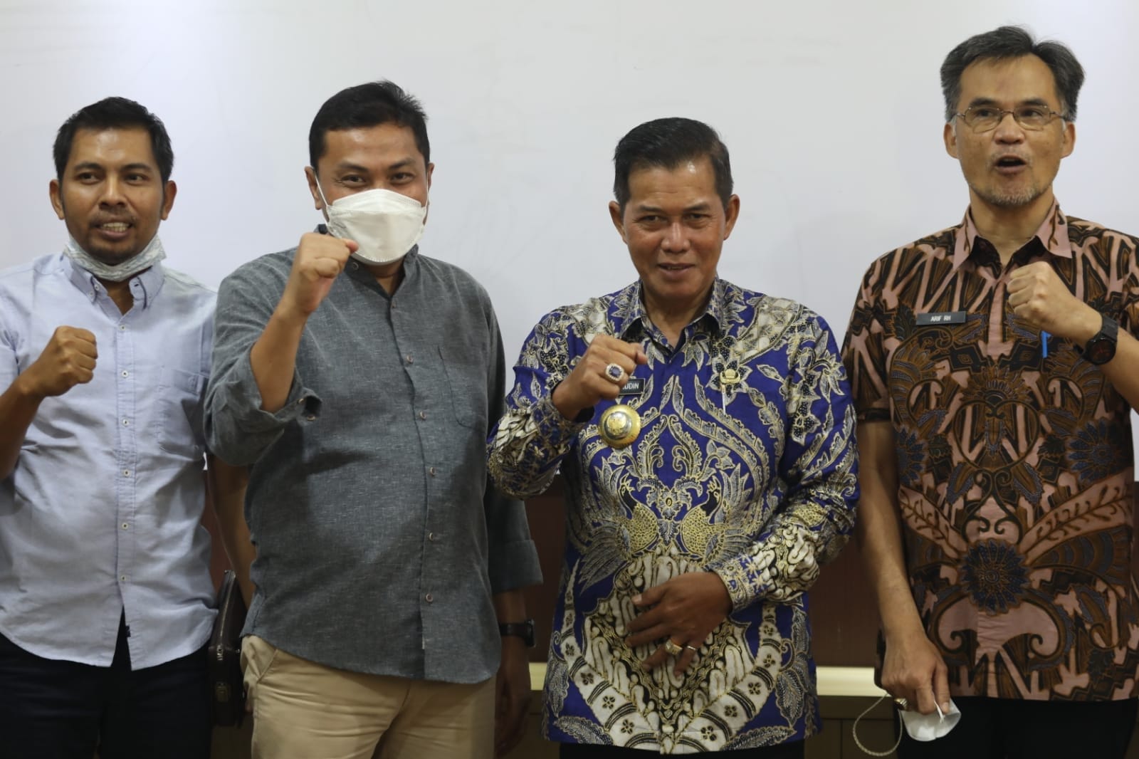 Menyatukan persepsi Aplikasi antara Radar Banten dan Diskominfo Kota Serang.
