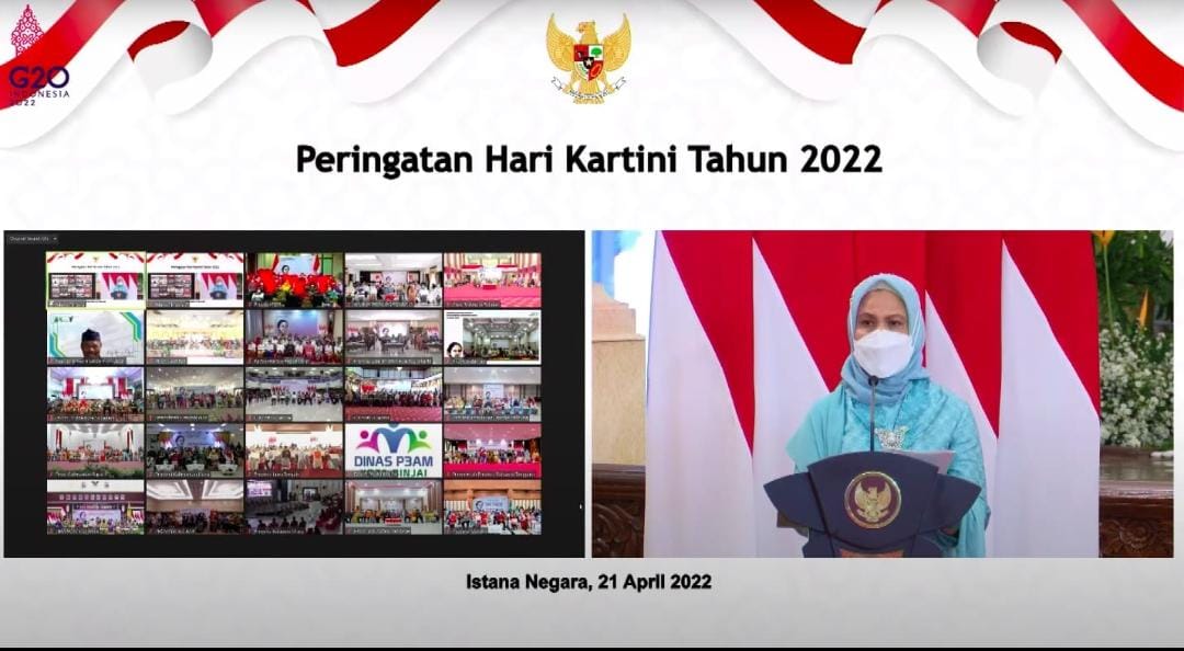 Iriana Jokowi: Peringatan Hari Kartini Momentum Perempuan Indonesia Bangkit dari Pandemi