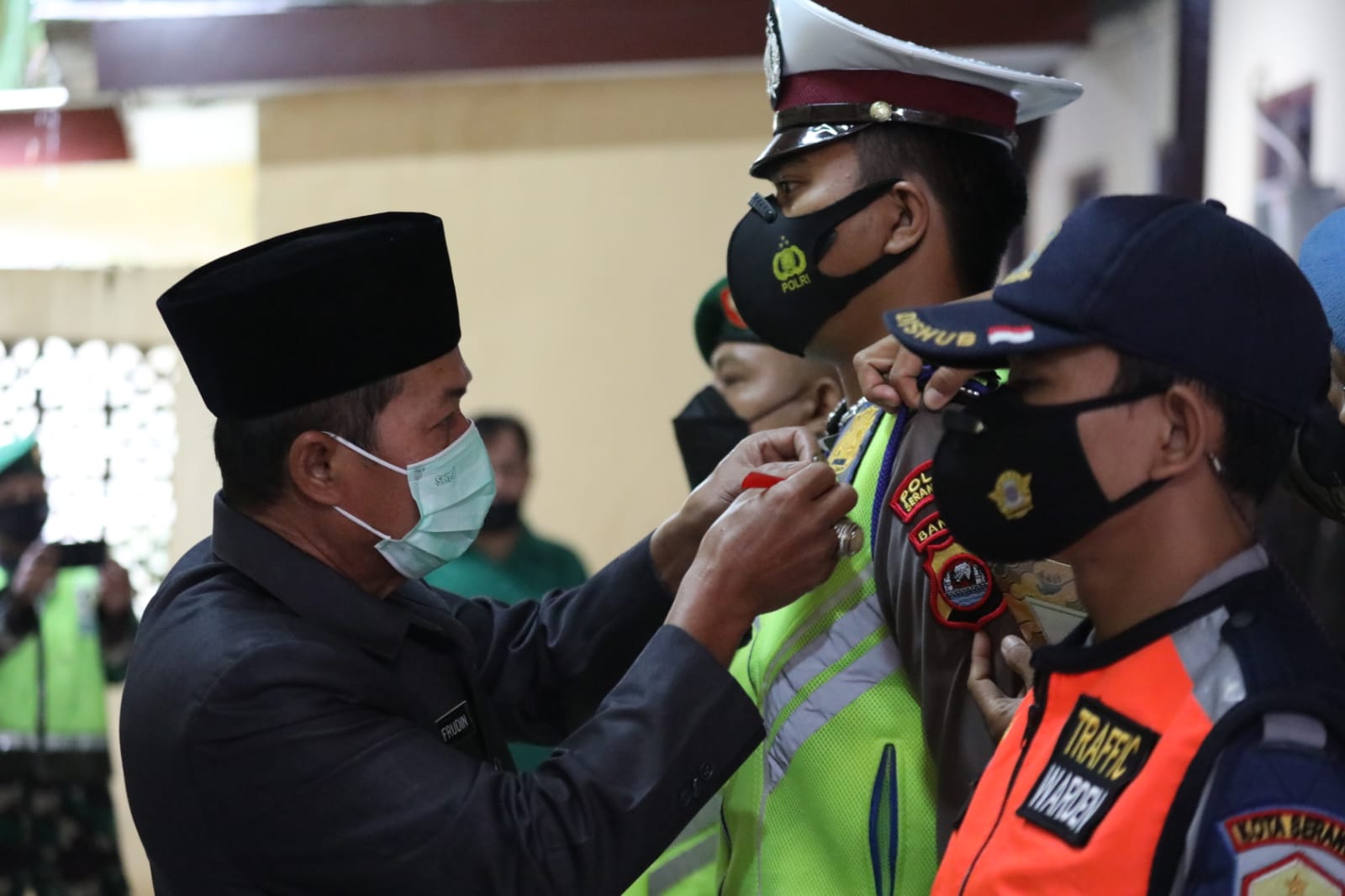 Antisipasi keamanan dan kelancaran arus mudik, Pemkot Serang sinergi dengan TNI, Polri. 