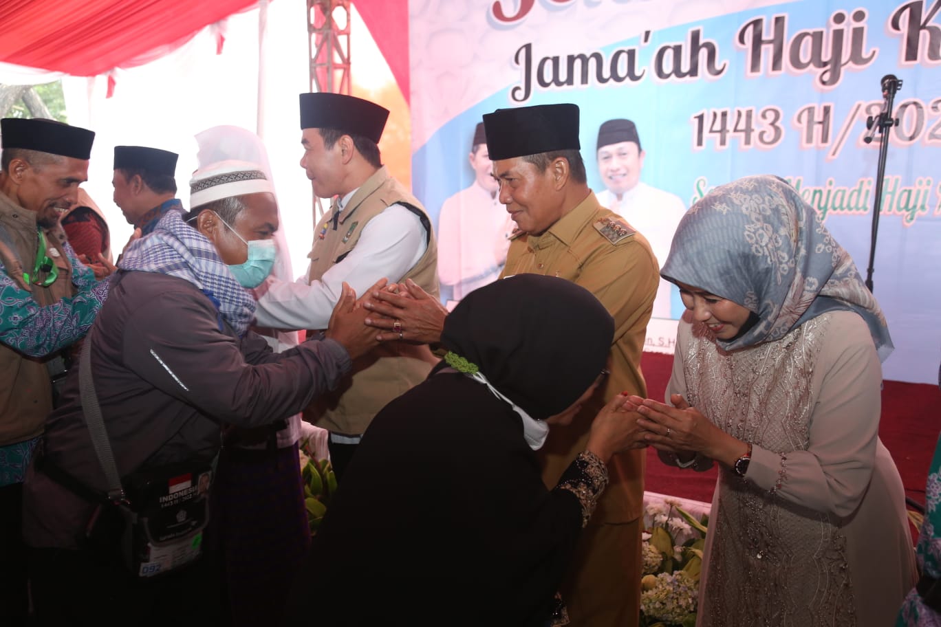 Syafrudin sambut 181 Jamaah Haji Kota Serang.