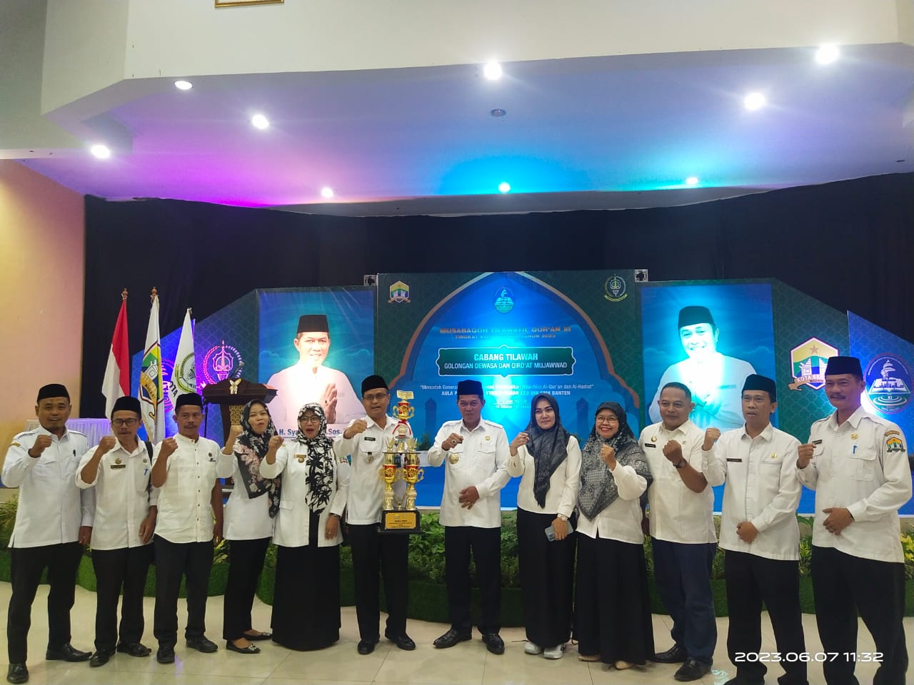ajang MTQ XI tingkat Kota Serang tahun 2023, Kecamatan Kasemen berhasil menjadi juara umum