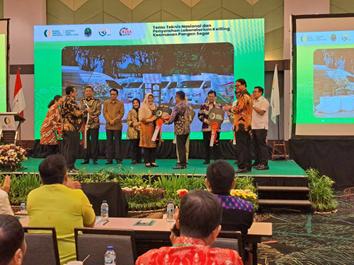 Pemprov Banten Raih Sertifikat Sistem Manajemen Pengawasan Keamanan Pangan Segar Bapanas