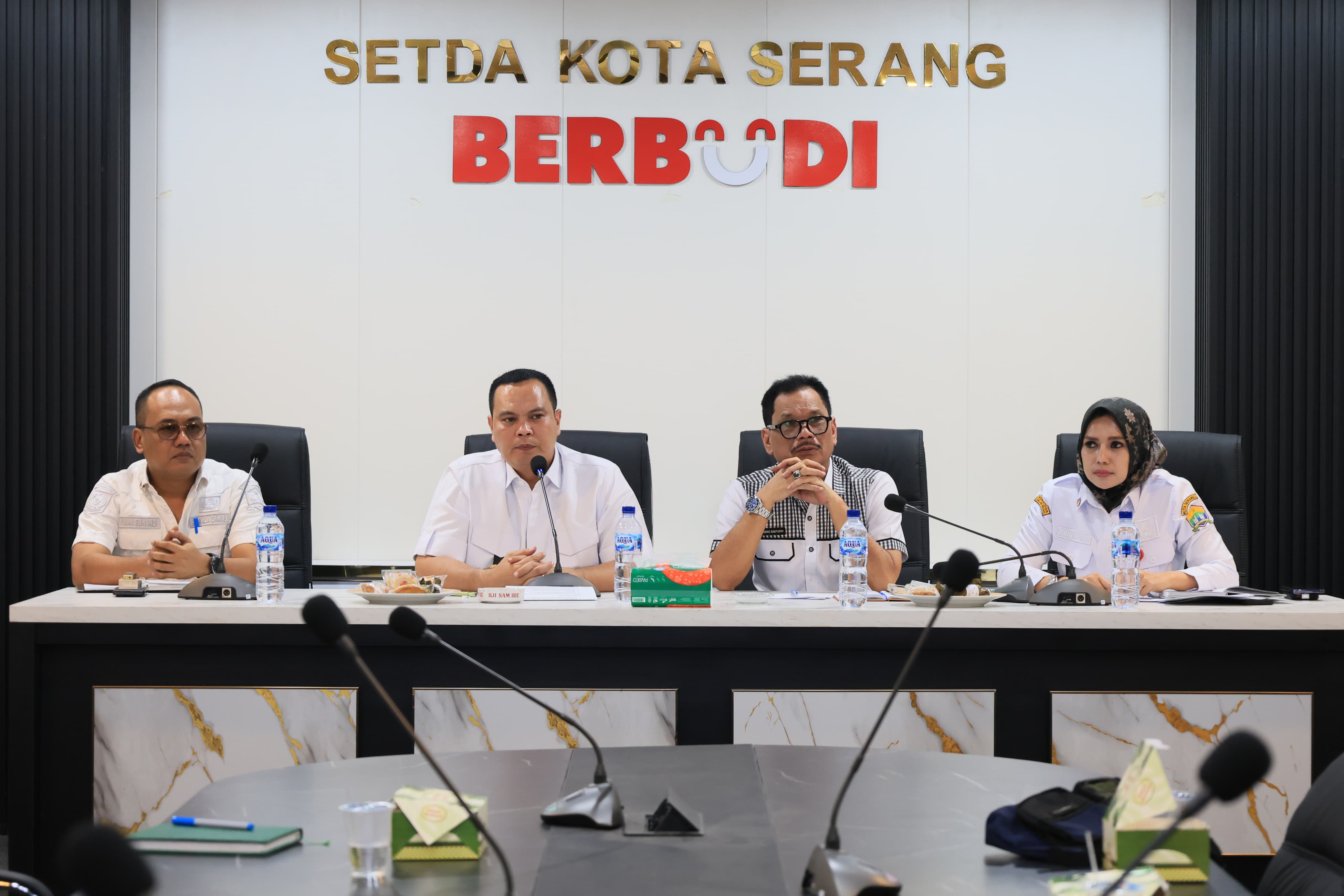 Perkuat Penyelenggaraan Pelayanan Serang Siaga 112, Pemkot Serang Gelar Rakor Antar Instansi